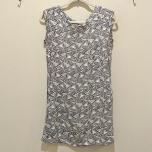 HONORE Paris Geometric Print Tunic Dress